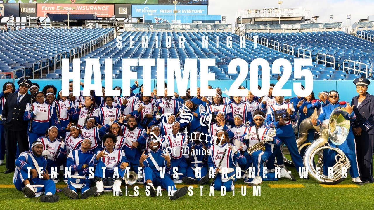 Tennessee State University Aristocrat of Bands | Halftime | Senior Night 2025