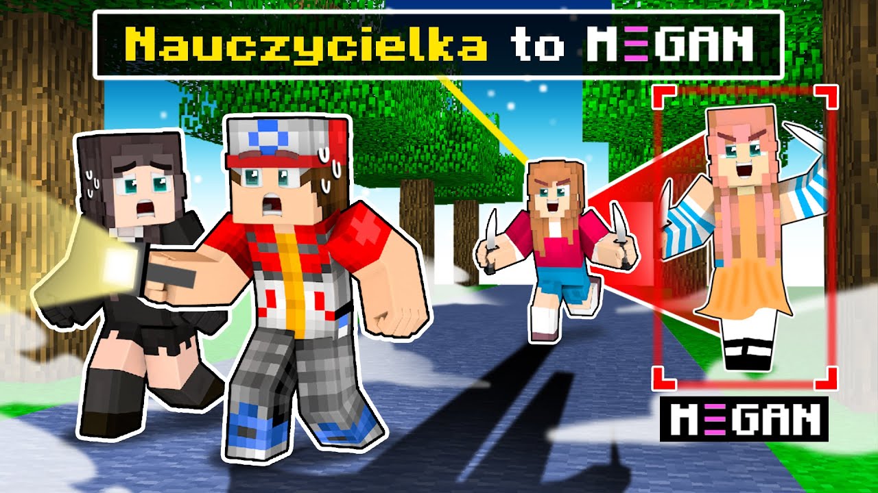 🔪😱 MOJA NOWA NAUCZYCIELKA to... M3GAN! (zniszczyła SZKOŁĘ) *ZABIJE UCZNIÓW!*