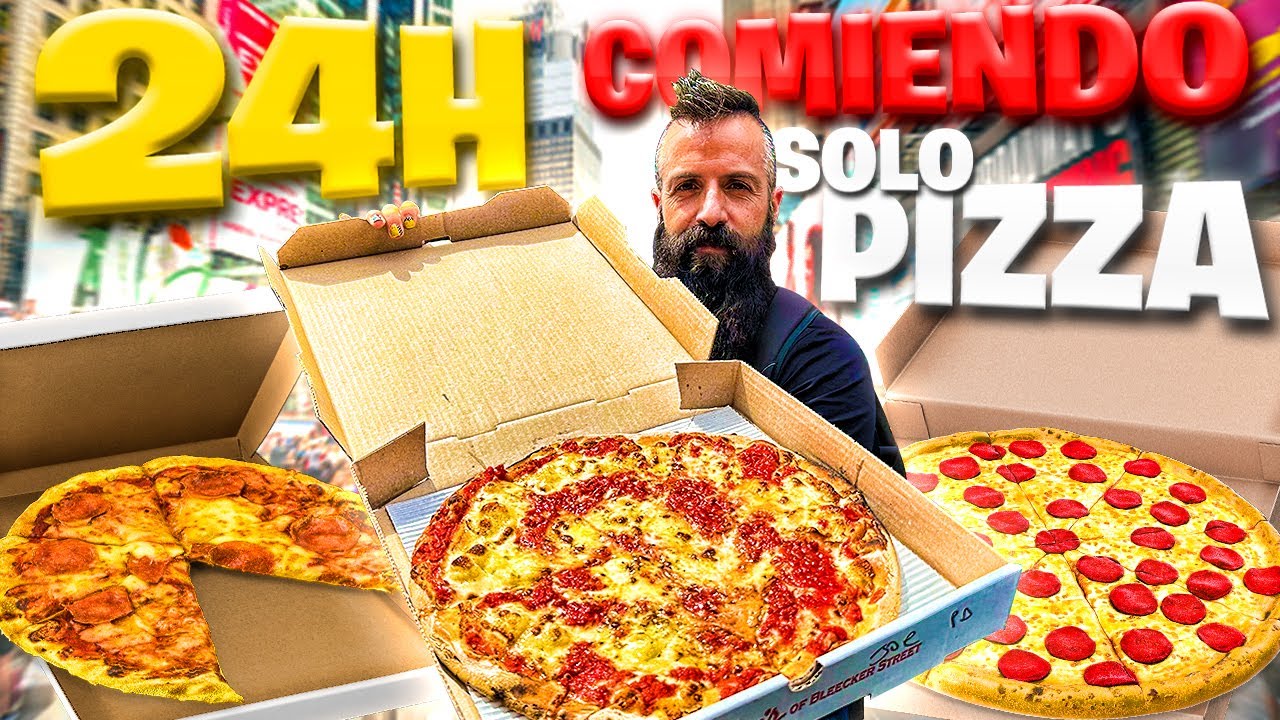 24 HORAS COMIENDO PIZZAS EN CADA ESQUINA DE NUEVA YORK ¿Cuánto dinero gasté?