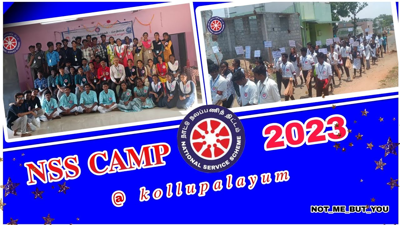 NSS SPECIAL CAMP 2023// KOLLUPALAYAM//05-04-2023 to 11-04-2023.