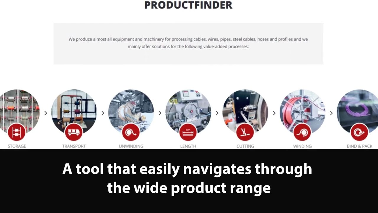Kabelmat Product finder | Find the product you need with just a few clicks