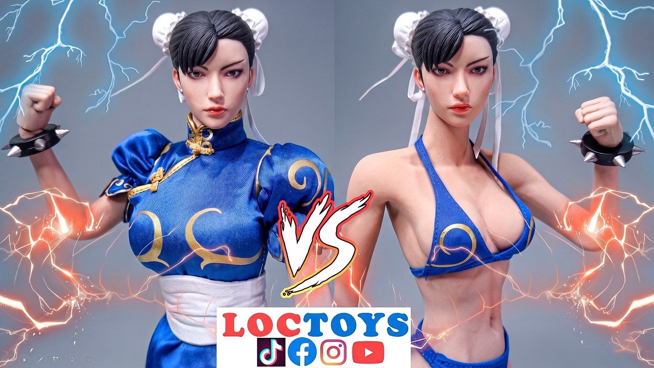 😮 Chun-Li Street Figther 1/6 Super Duck SET014 Tbleague  Phicen S53 S23B S21A #phicen #tbleague
