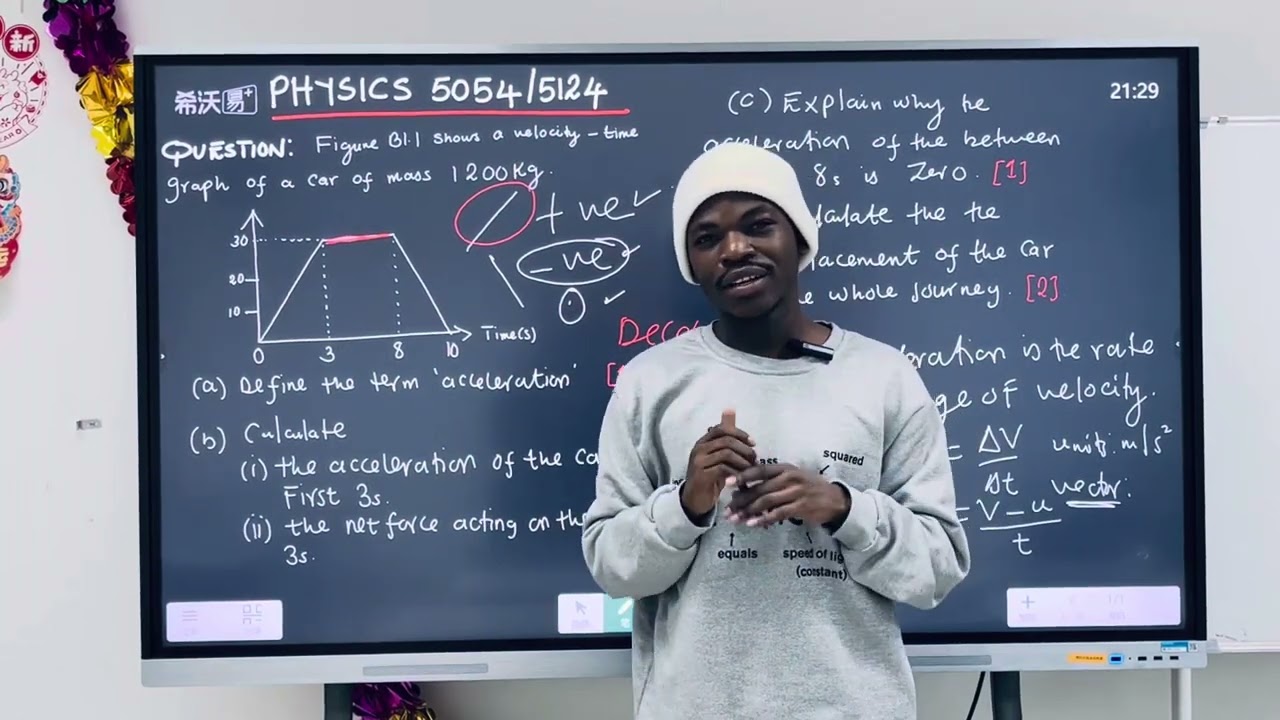 DESCRIPTION OF MOTION AND NEWTON’S 2nd LAW O