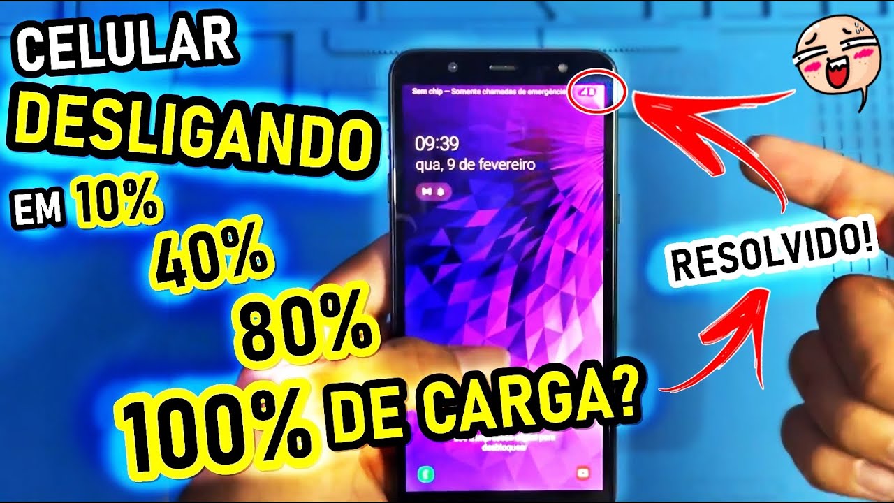 Celular DESLIGANDO sozinho EM 10 20 30% de carga? TENTE ISSO ANTES DE LEVAR NA ASSISTENCIA!