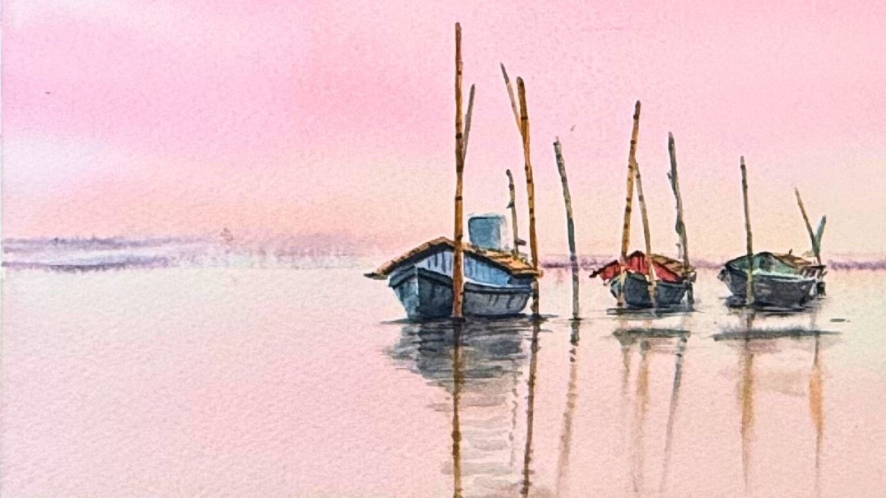 How To Paint Reflections In Watercolour