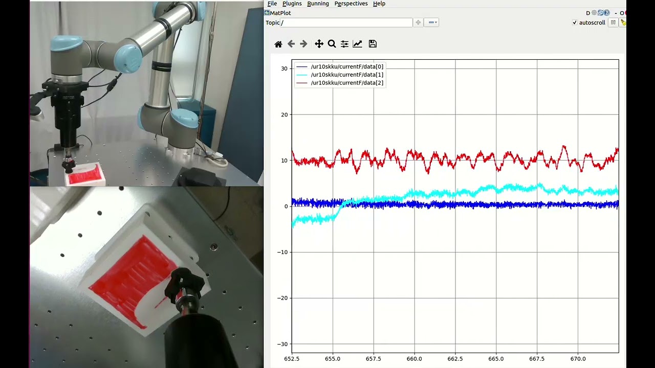Polishing path generated by geodesic + cell-decomposition algorithm execution