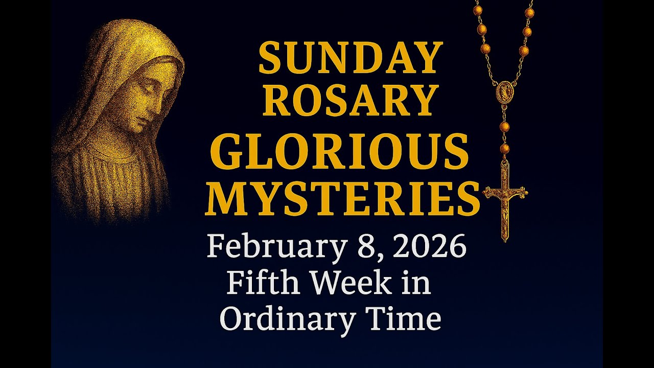 Holy Rosary Today❤️ Glorious Mysteries❤️Sunday Prayer