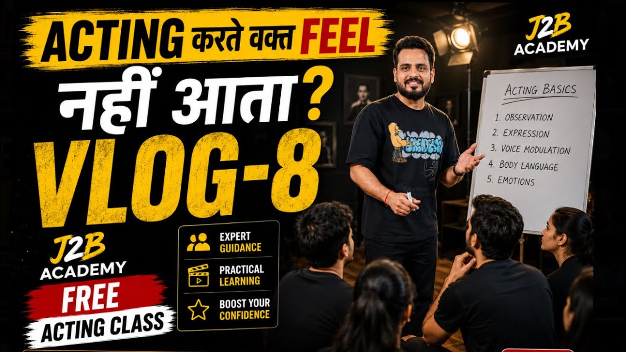 VLOG 8 Stanislavski Method Actors Who Changed Cinema | Forever Acting Ka Real Magic|    #j2bacademy