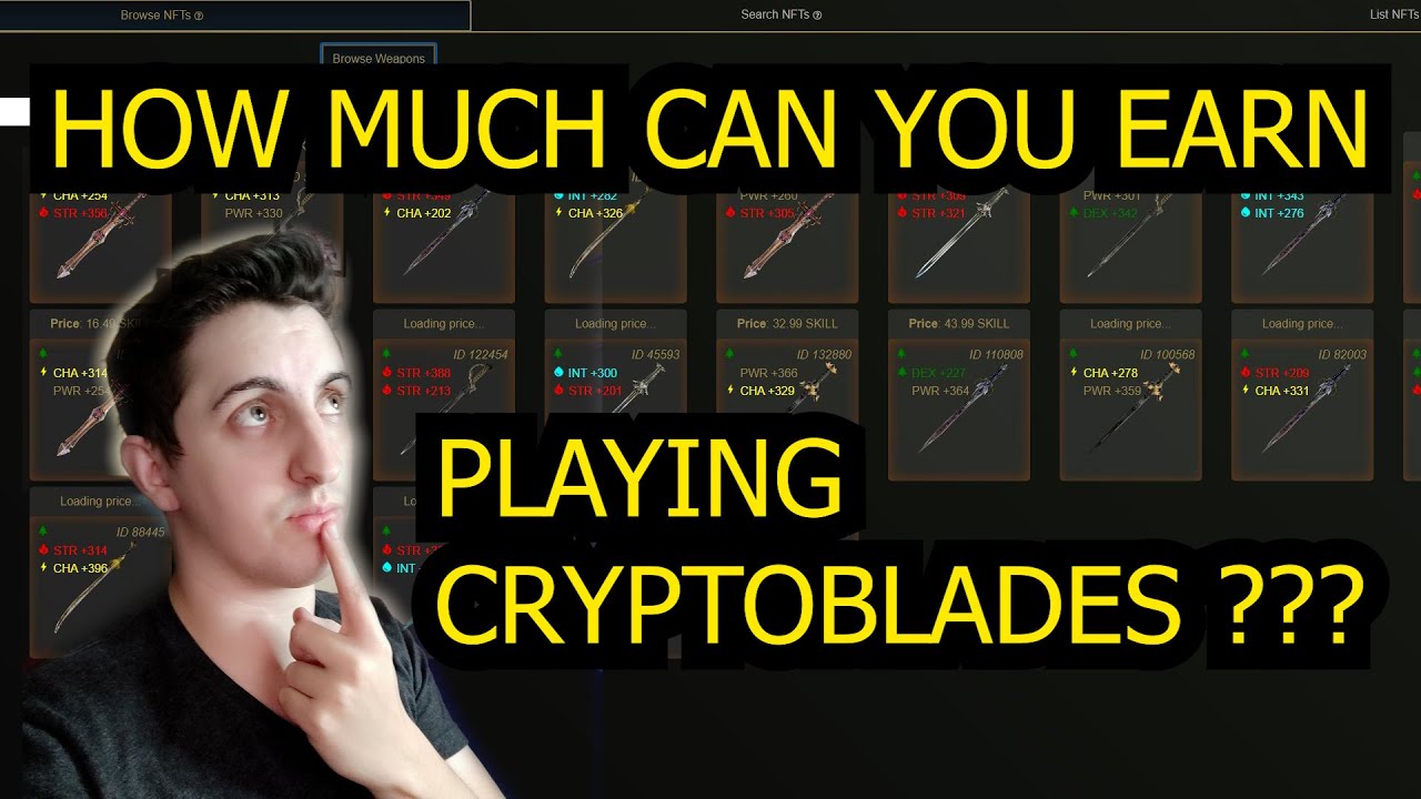 HOW MUCH CAN YOU EARN PLAYING CRYPTOBLADES? NFT GG