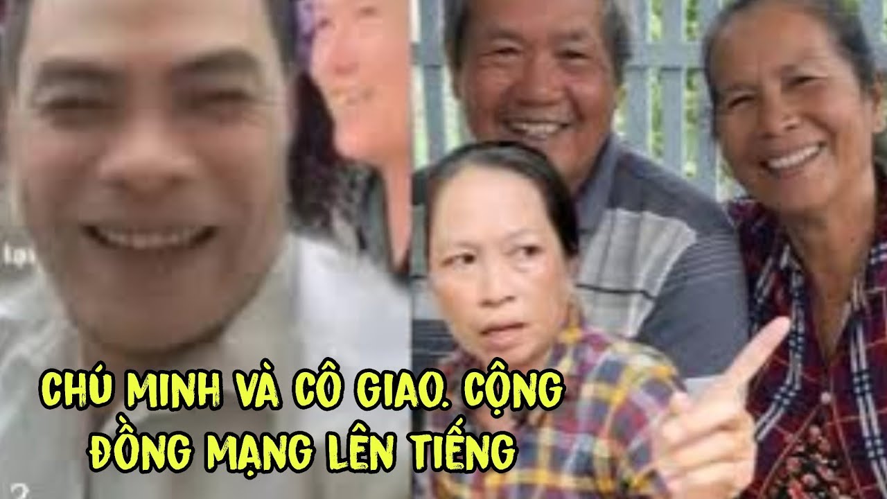 Cộng đồng mạng nói gi về cô giao và chú minh 