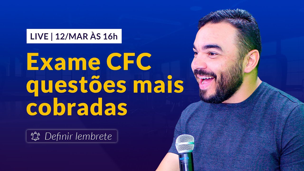 Exame CFC - QUESTÕES MAIS COBRADAS