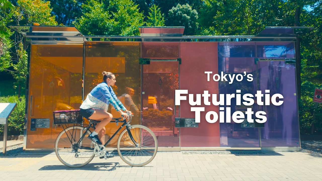 Tokyo&rsquo;s Most INSANE Public Toilets 🚽🇯🇵 | Shibuya, Harajuku & More (Bike Tour!)