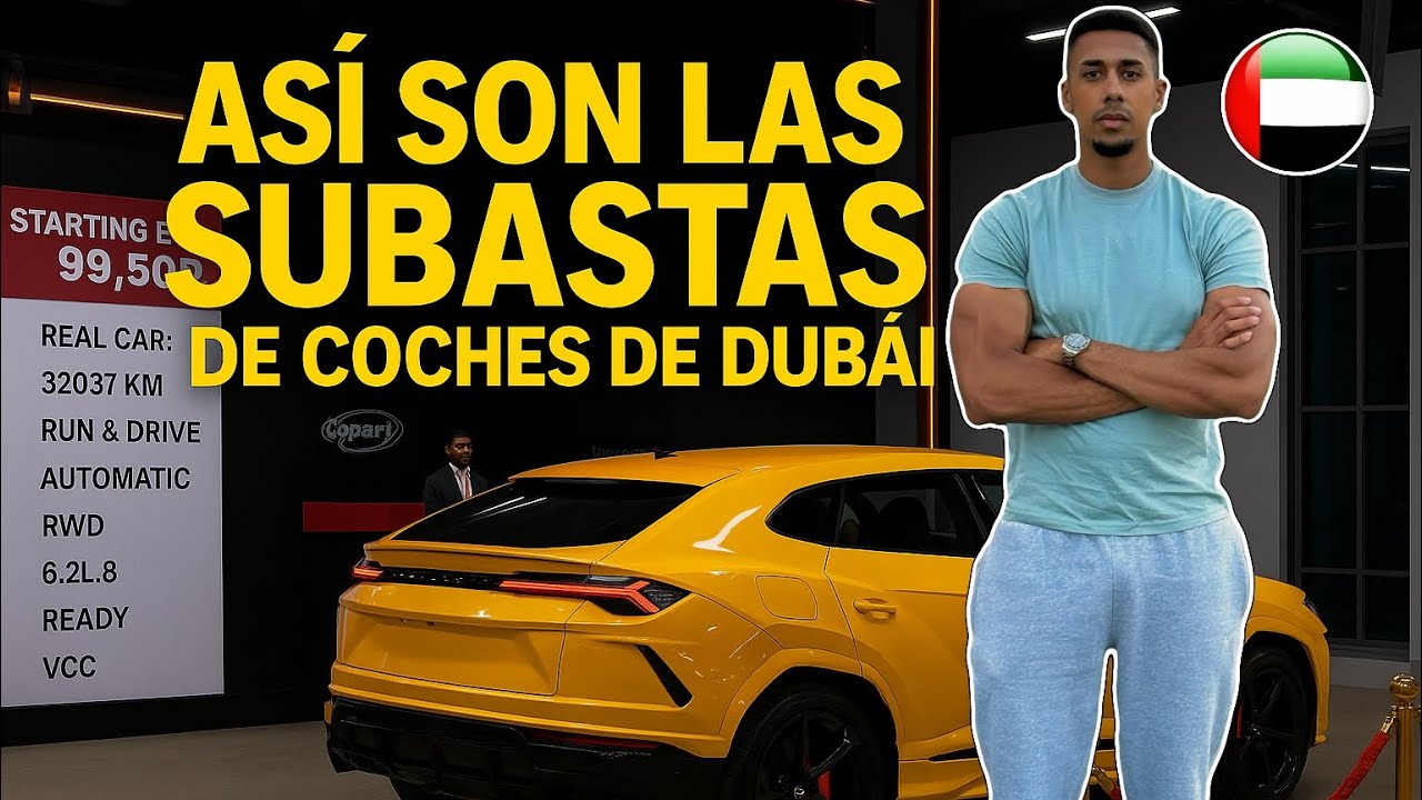 Subastas de coches en Dubái: Coches de lujo a precio de risa