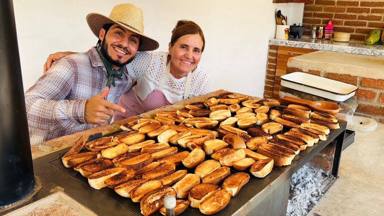 Aprende hacer PAN para Capirotada…amasado, horneado, corte y tostado!