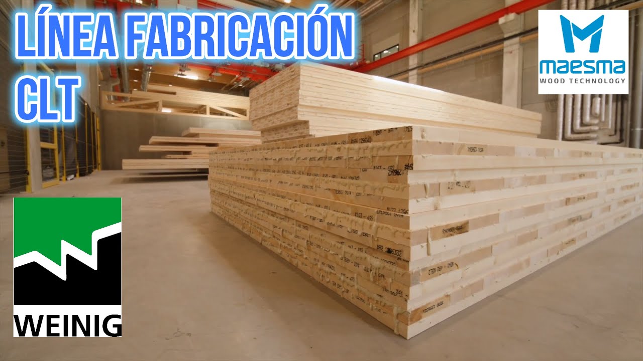Linea Fabricación CLT de Weinig