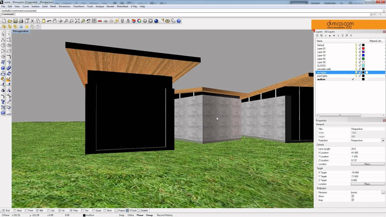 [Vray for Rhino] Night Rendering