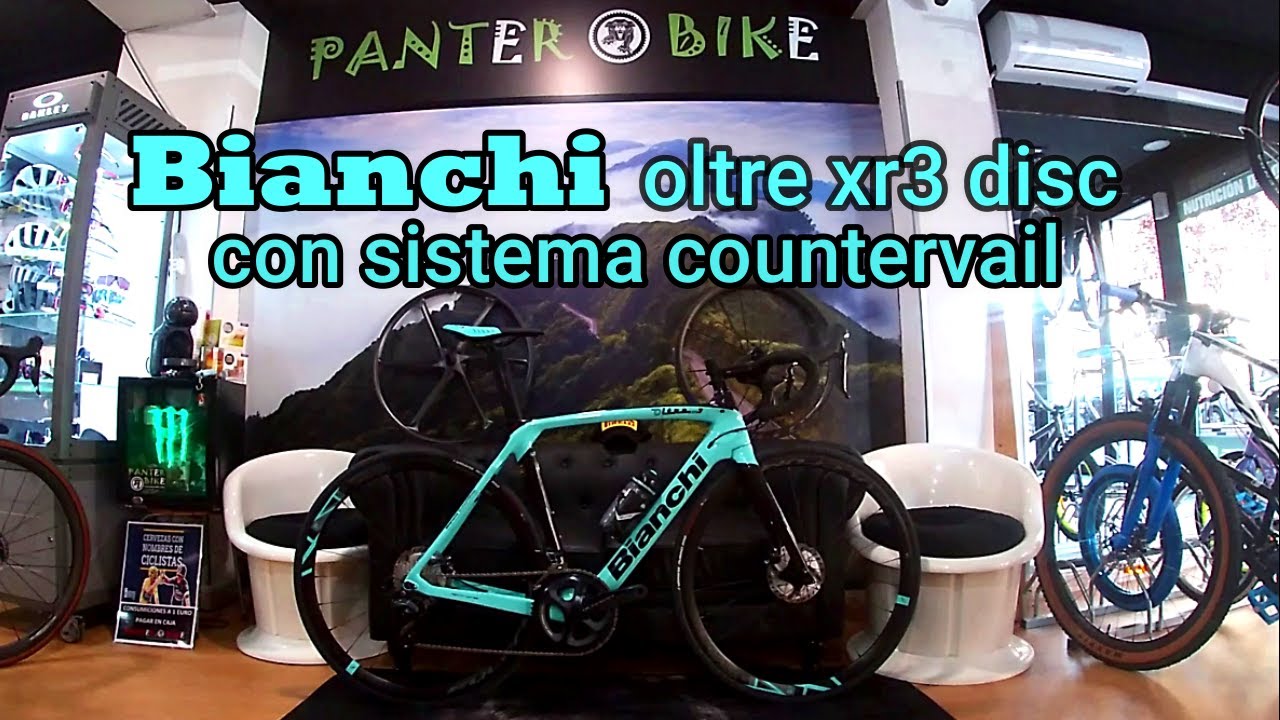 BIANCHI OLTRE XR3 disc con el SISTEMA COUNTERVAIL, COMODA RAPIDA Y DIFERENTE.