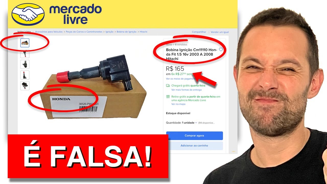 NÃO SEJA ENGANADO no MERCADO LIVRE! 5 sinais de PEÇAS FALSIFICADAS!