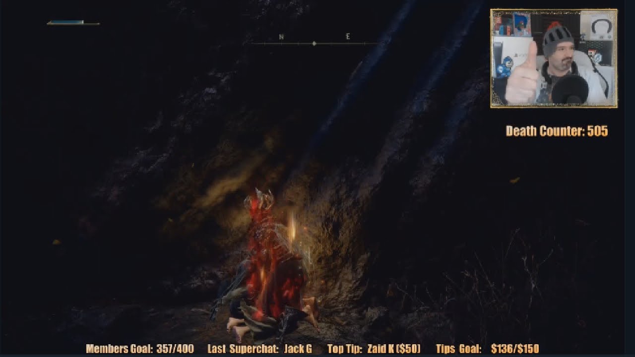 DSP Shedding Tears Blaming the Camera, Hits 500+ Deaths (Elden Ring)