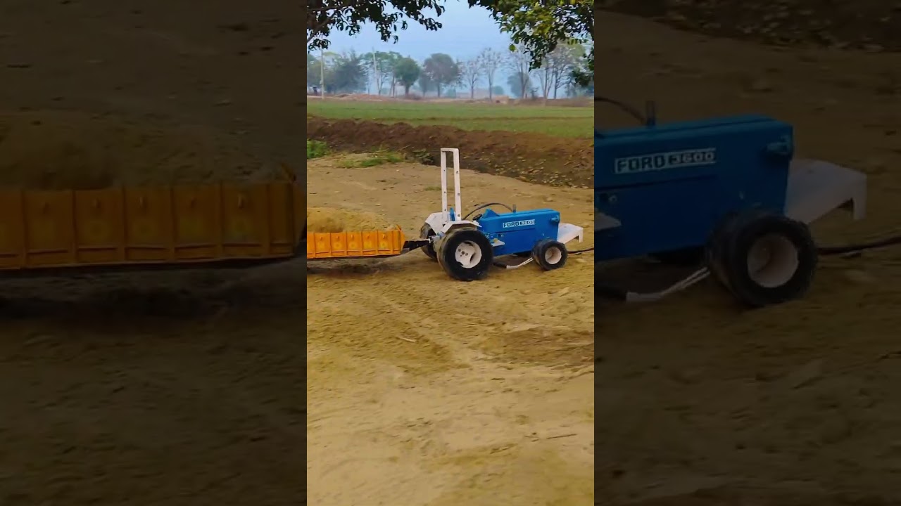 modified Tractor model Ford Tractor with over load trolley 🔥😍💪💪