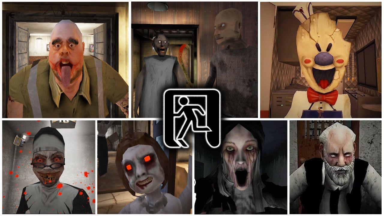 Escape Endings | Granny Chapter 2*Mr Meat*Evil Nun*Ice Scream*Erich Sann*Marta*Dread Teacher