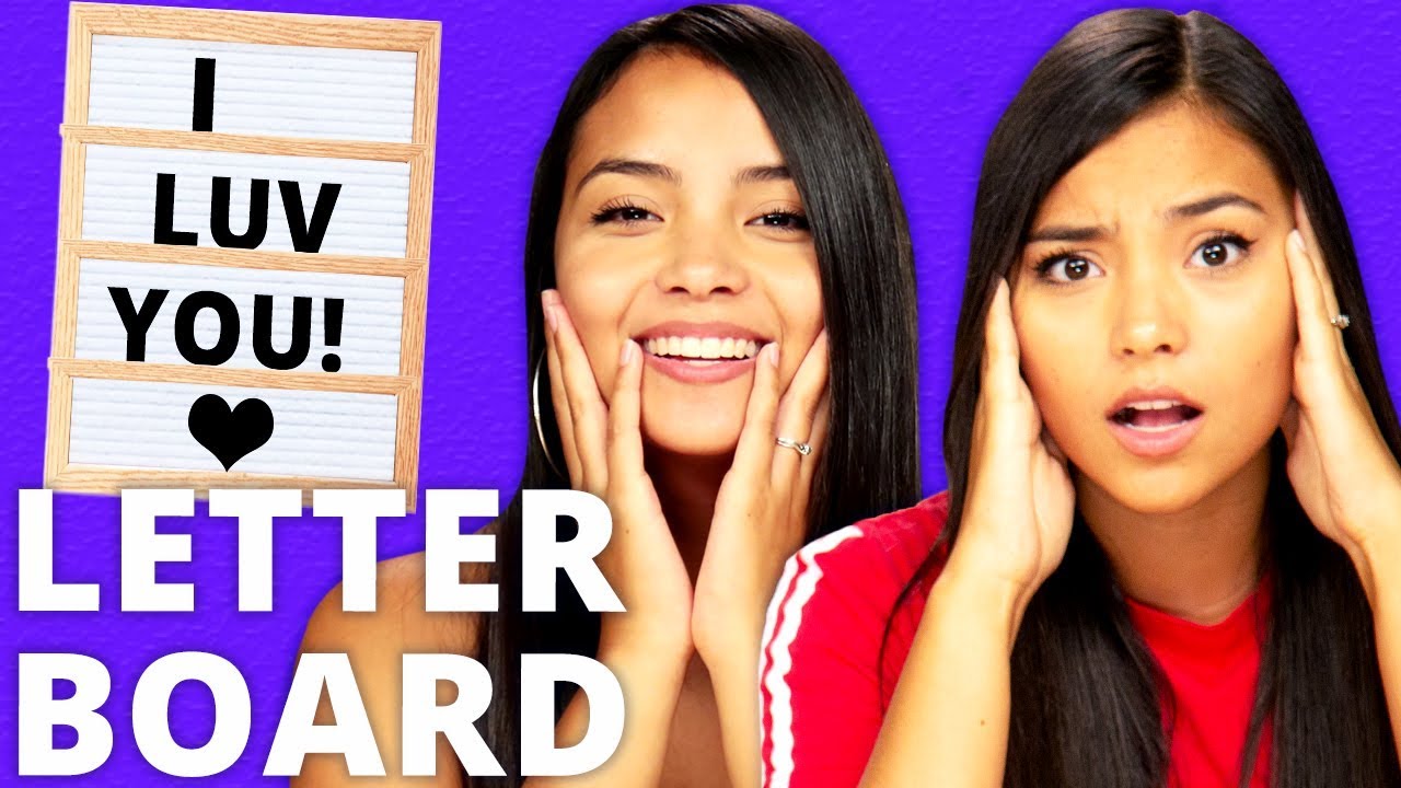LETTER BOARD?! Di Dare w/ Montoya Twinz