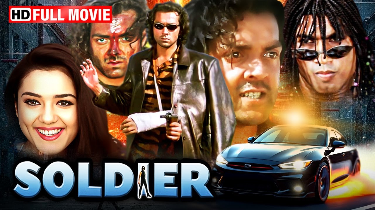 Soldier (1998) Full Movie HD | Bobby Deol, Preity Zinta, Johnny Lever | Blockbuster Action Thriller