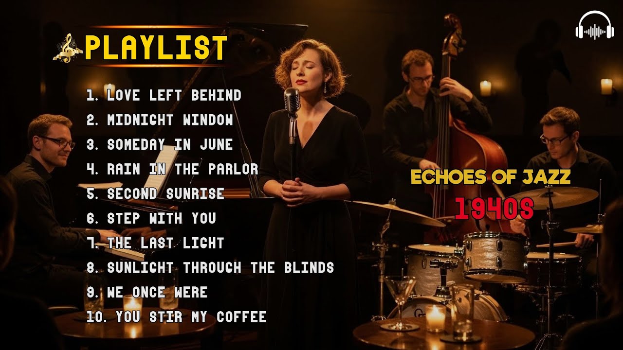 1940s Jazz Smooth Lounge Night Sessions – Vintage Retro Jazz Classics for Calm