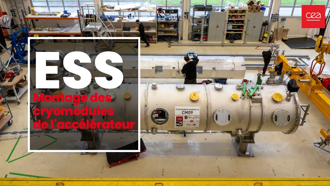 👀D&eacute;couvrez la cha&icirc;ne de montage des cryomodules de l'acc&eacute;l&eacute;rateur du projet ESS