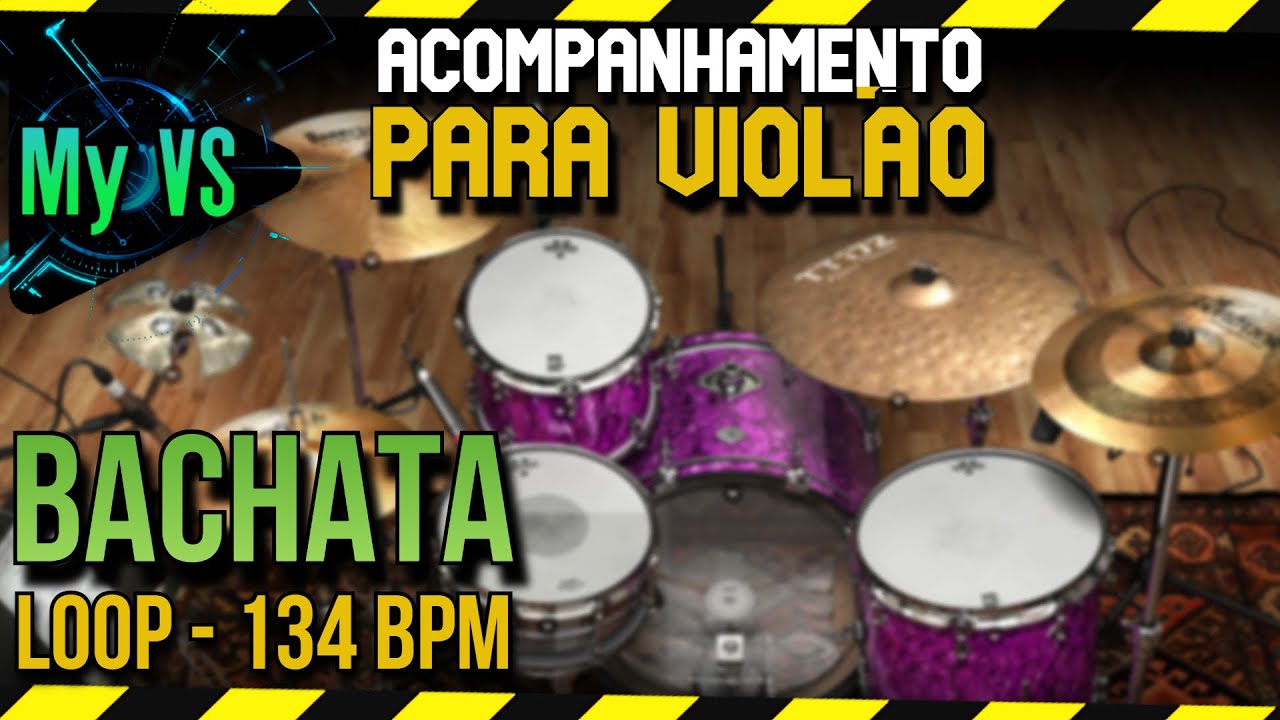 🥁 Loop de Bateria BACHATA para Tocar e Compor |  bpm 134 [Atualizado]