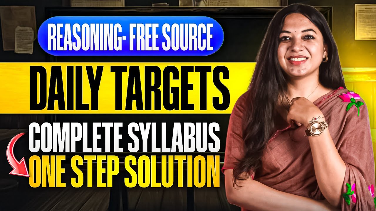 Ultimate Reasoning Strategy for Beginners & Repeaters | Free Sources | SBI IBPS PO 2025 | Tanu Garg