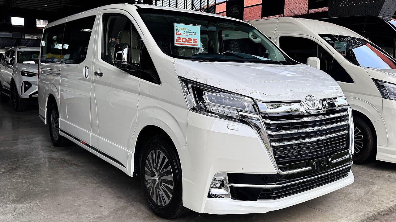 New 2025  Toyota GRANVIA PREMIUM ( White ) - 6 Seater Luxury Van!