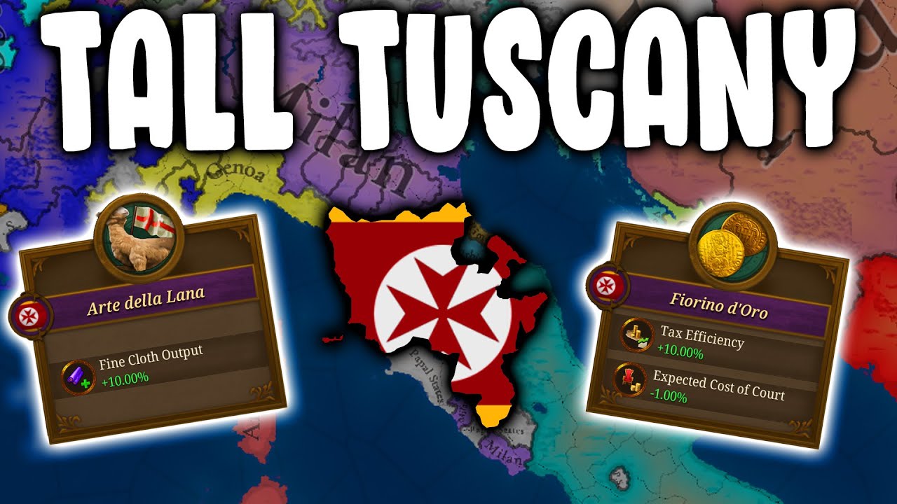 Giga Tall Tuscany in EU5 Multiplayer Game