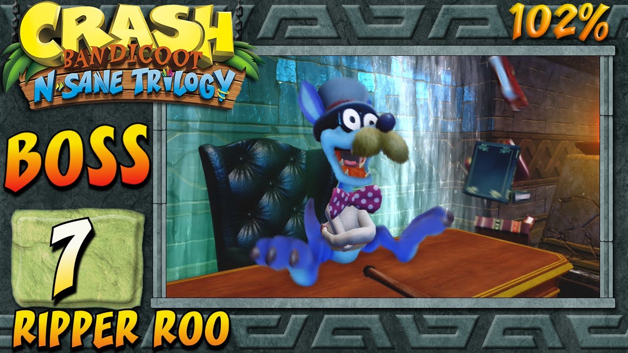 Crash Bandicoot 2 : N. Sane Trilogy (ITA)-7- BOSS Ripper Roo [102%]