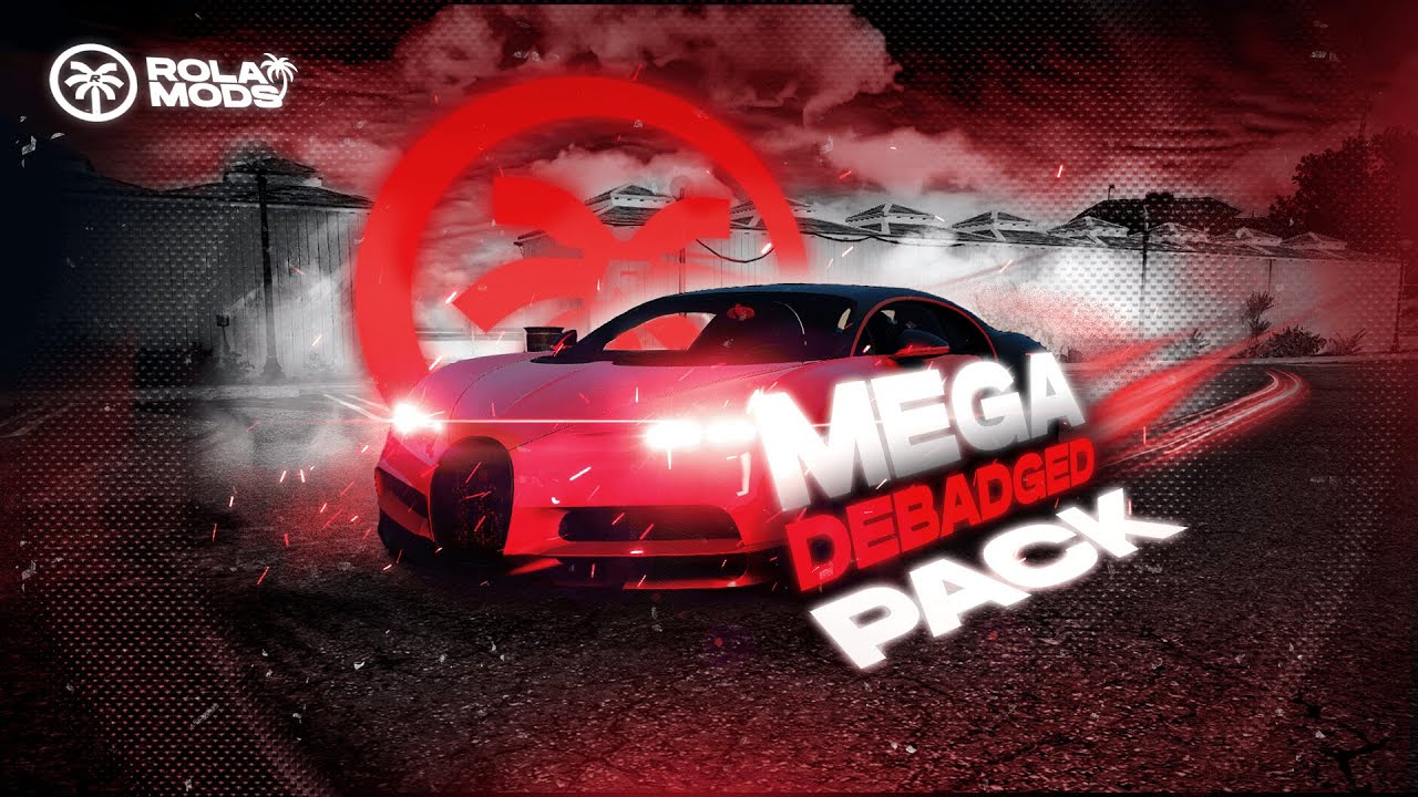FiveM Mega Debadged Car Pack V2 | 320+ cars | Rola Mods