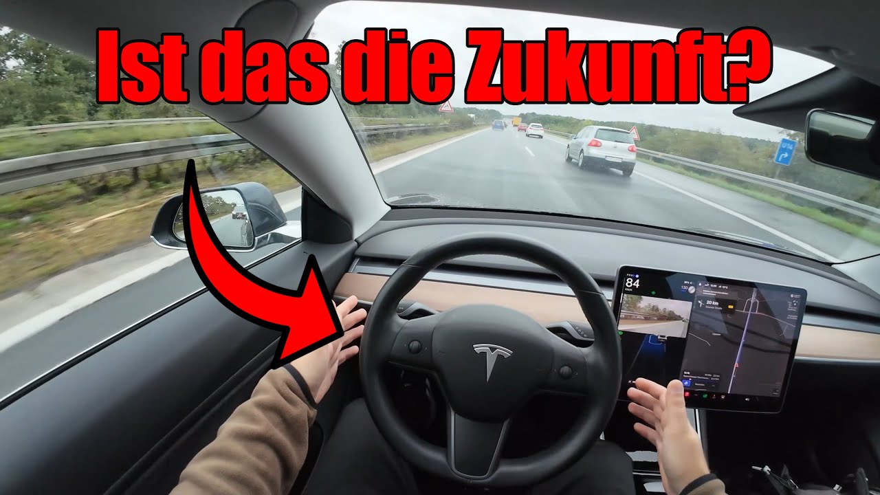 SO GUT funktioniert der TESLA AUTOPILOT auf der AUTOBAHN