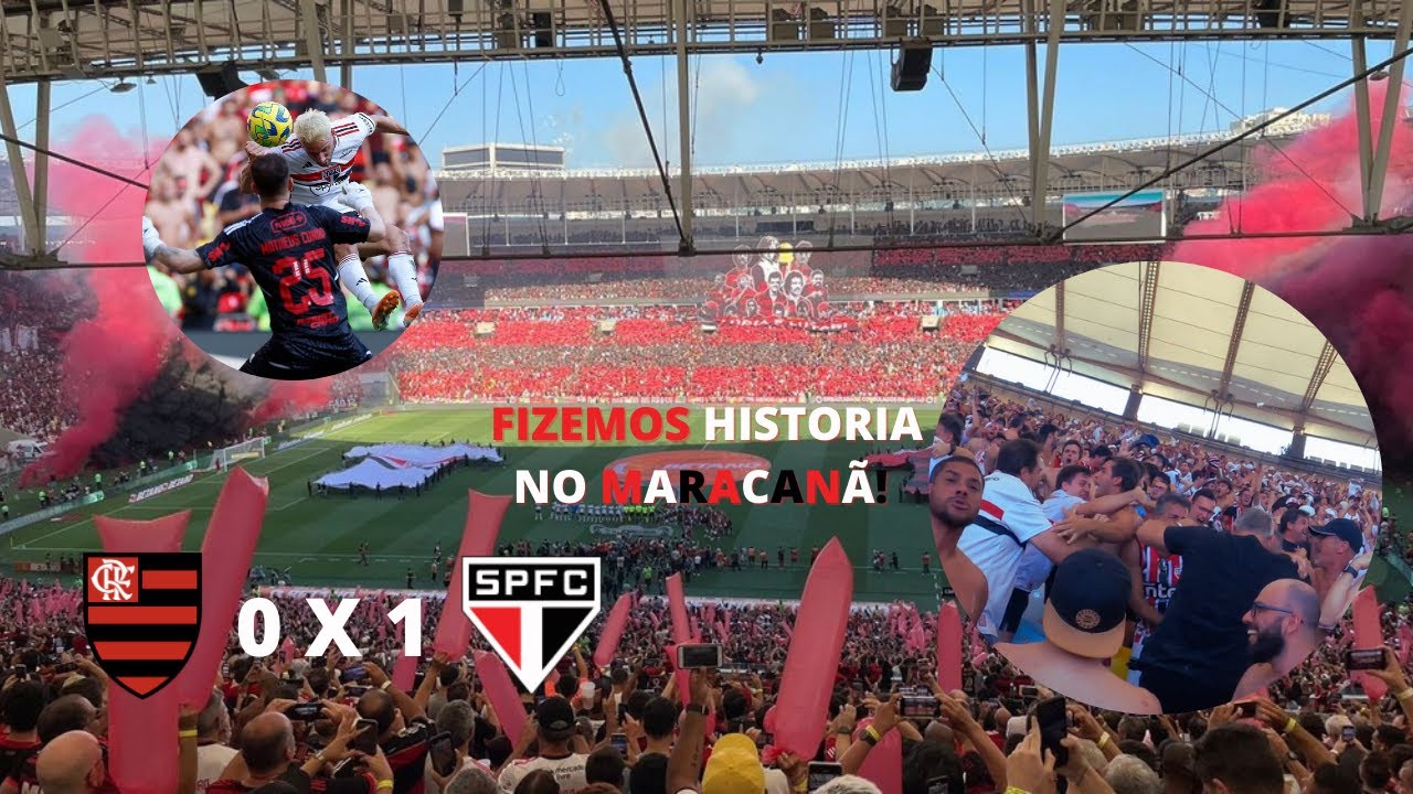 TORCIDA TRICOLOR INVADE O MARACANÃ - Flamengo 0 x 1 São Paulo -  COPA DO BRASIL | (4K UHD) |  (VLOG)