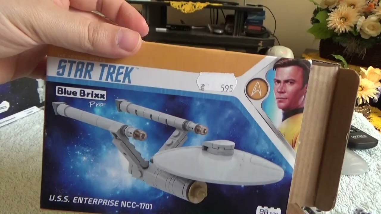U S S ENTERPRAISE NCC 1701 104175 STAR TREK BLUE BRIXX PRO