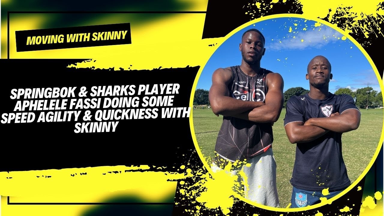 Aphelele Fassi Moving With Skinny || Speed || Acceleration || RocNation || Sharks || Springboks