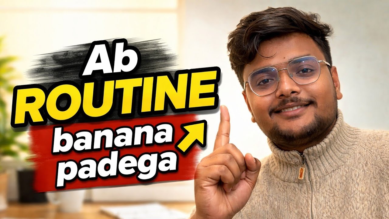 Routine banana hi padega | Day 5 | Daily Vlog | #consistency #education #realtalk #saurabhsaroj