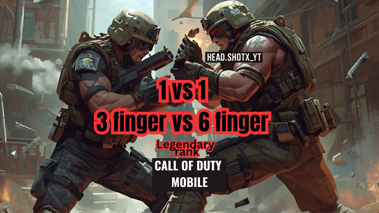 3 Finger vs 6 Finger -Player | Call of Duty Mobile #codm #codmobile 