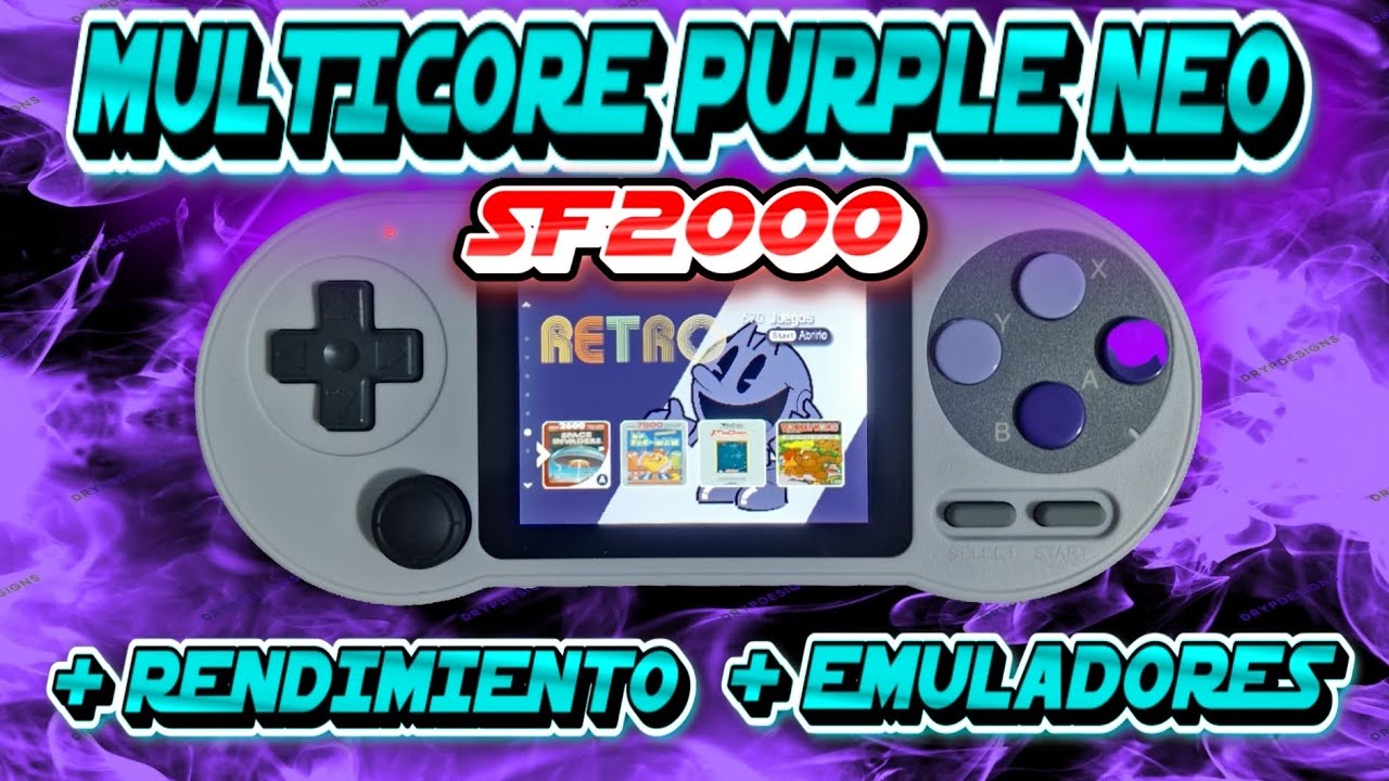 TUTORIAL instalación CFW PURPLE NEO en SF200O 🔝. MEJOR RENDIMIENTO añade nuevos EMULADORES 💥BRUTAL💥