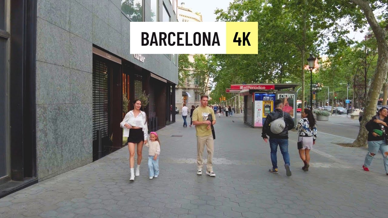 Av Diagonal 🇪🇸 Walk Barcelona Spain 2023
