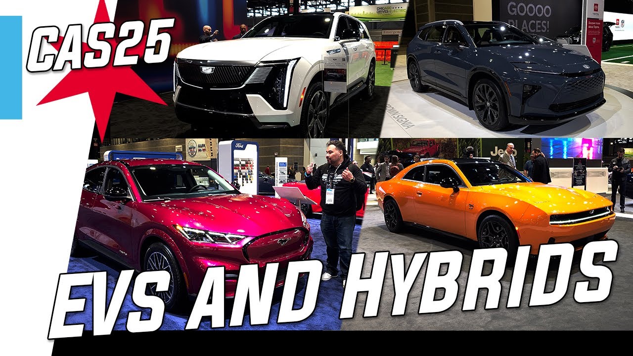 Chicago Auto Show 2025 EV's and Hybrids Tour!