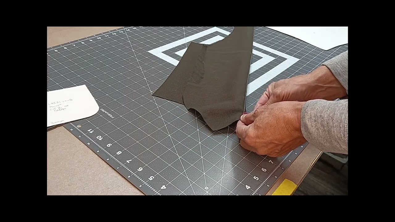 Sewing a Waistcoat With Thrifted Fabric (Part 1)