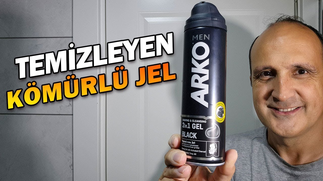 Arko kömürlü Jel: Hem temizliyor hem tıraş ediyor