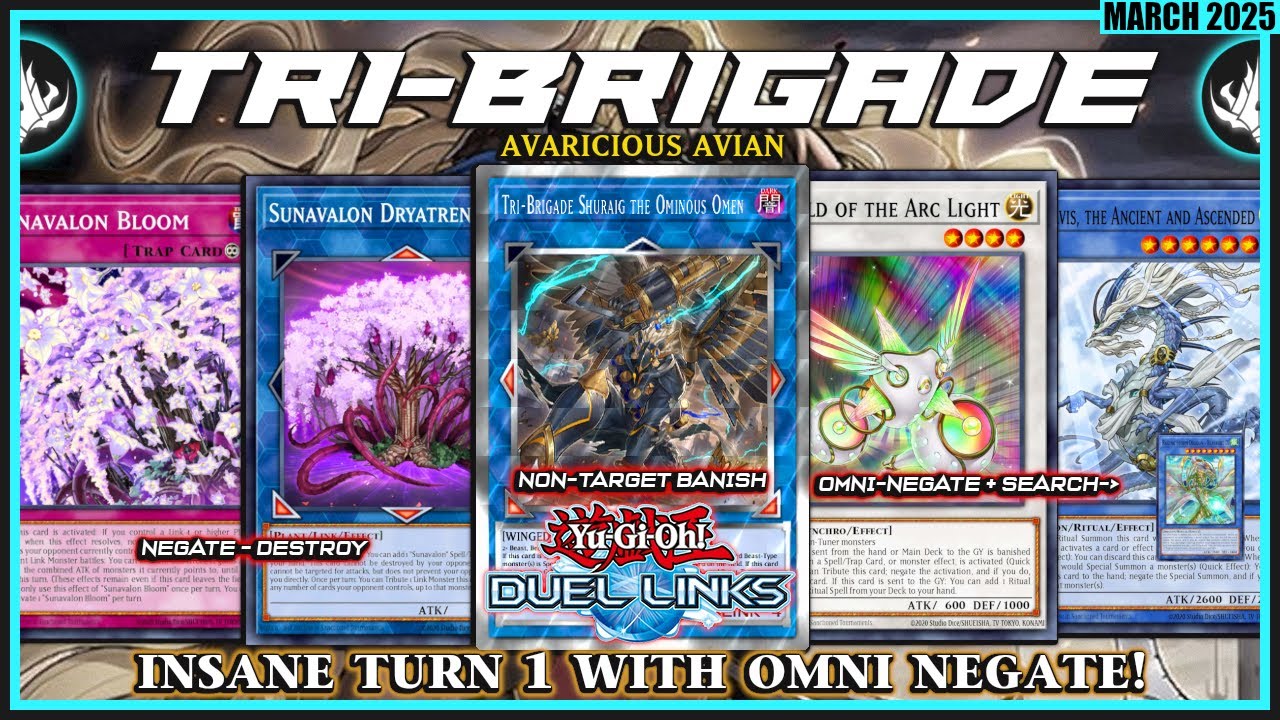 TRI-BRIGADE FT. HERALD OMNI NEGATE! [DUEL LINKS 🔥 REPLAY] KOG CLIMB MAR. 2025
