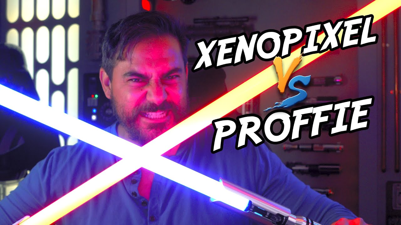 Сравнение световых мечей Neopixel! PROFFIE против XENOPIXEL V3