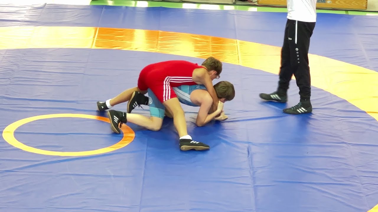 Ringen / Wrestling, Capital Baustoffe Cup 2023, Jugend C, 46 kg FR, Lysachenko - Abdulaiev