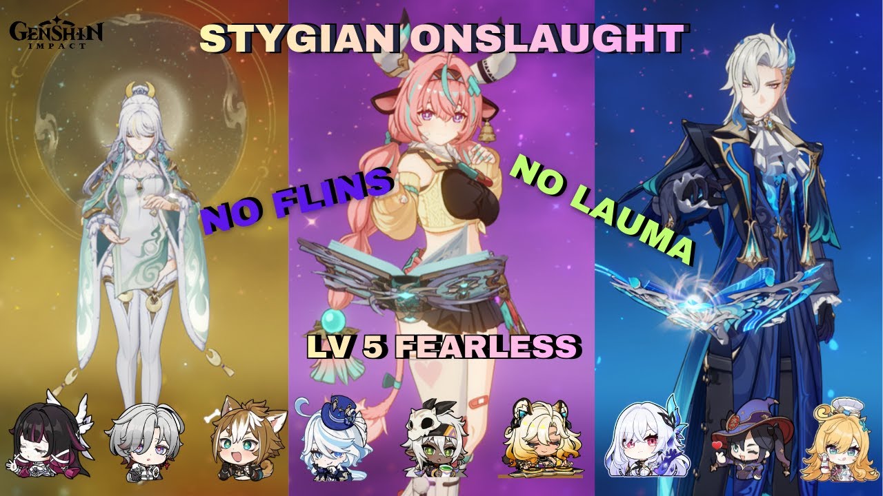 STIYGIAN ONSLAUGHT LUNA  IV | LEVEL 5 FEARLESS | GENSHIN IMPACT INDONESIA